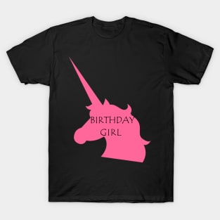 Birthday Girl Unicorn T-Shirt